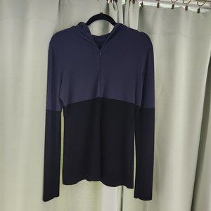 Norma Kamali Women's Spliced Slim FIT Long Sleeve Turtle TOP